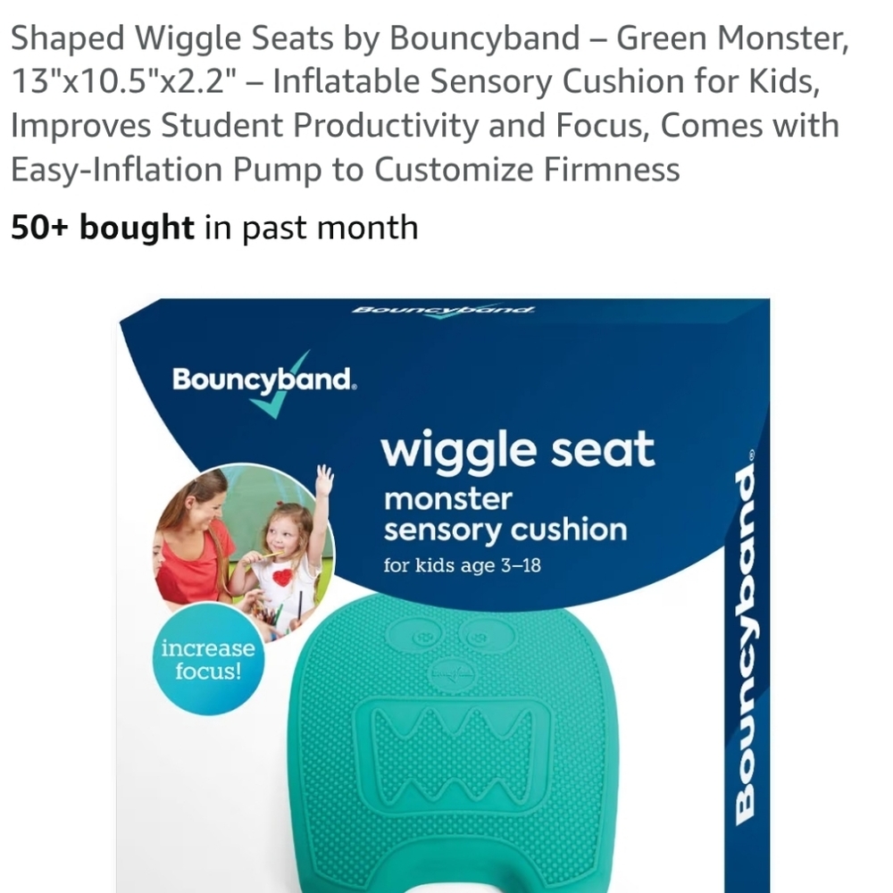 Green Monster Wiggle Seat for Kids